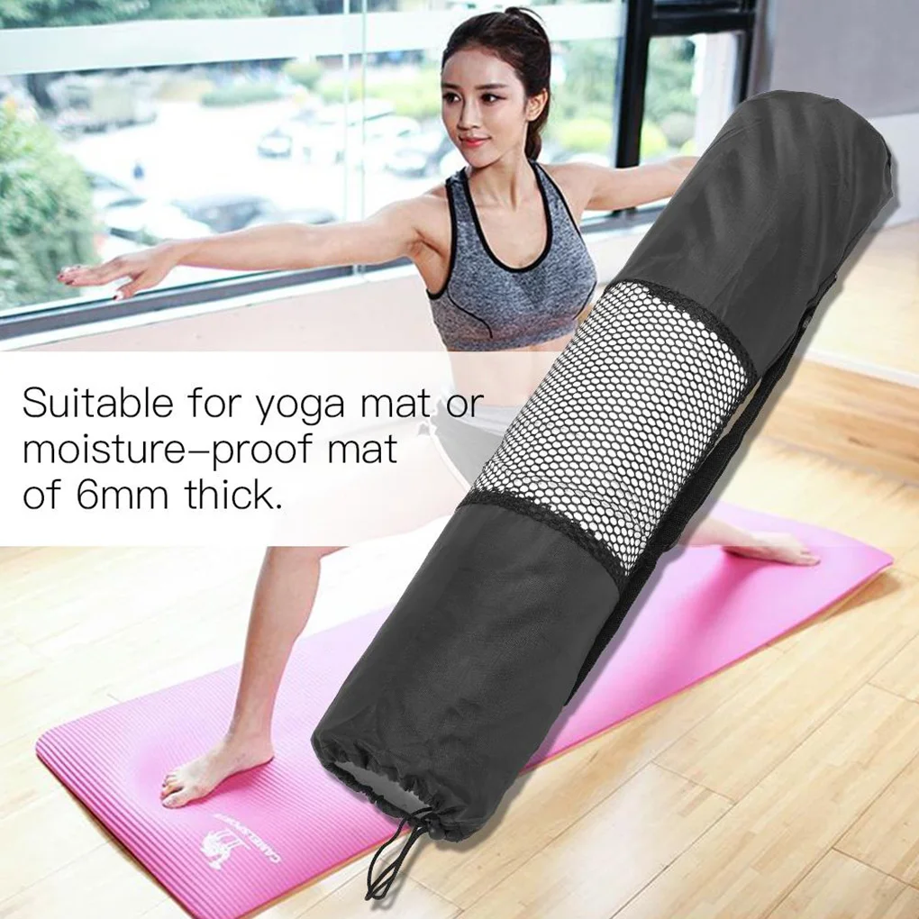 Malha centro alça ajustável yoga pilates mat saco de armazenamento em  carpete anti-umidade cobertor bolsa de transporte Comprar on-line / Fitness  & a construção do corpo >